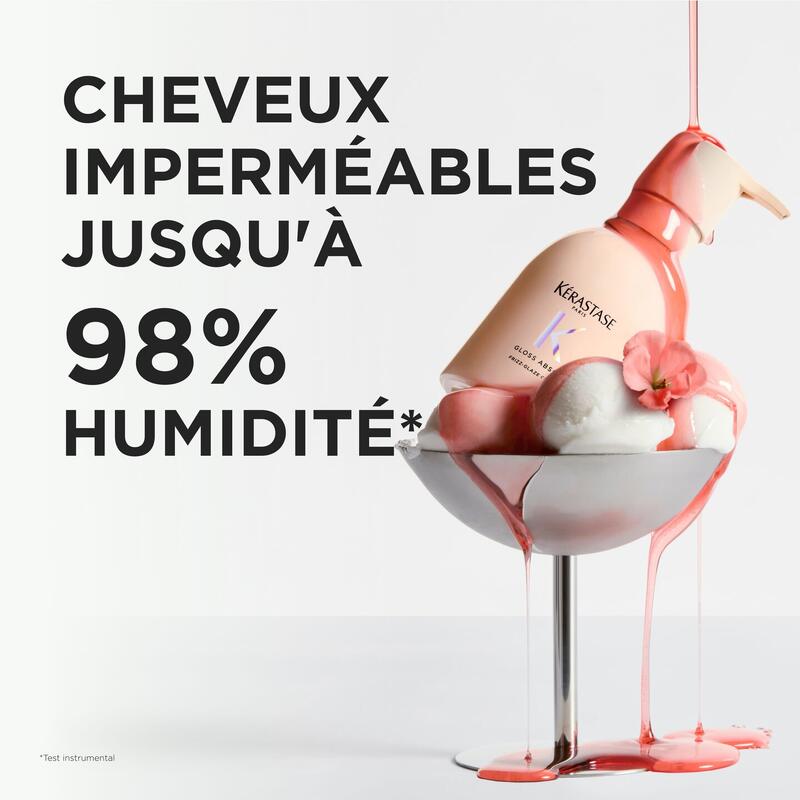 Crème Frizz-Glaze Kérastase : Crème anti-frisottis pour cheveux lisses, brillants et protégés de l’humidité photo 2